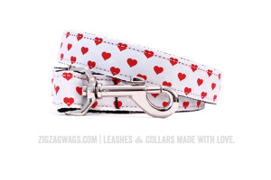 Happy Hearts Dog Leash from ZigZag Wags